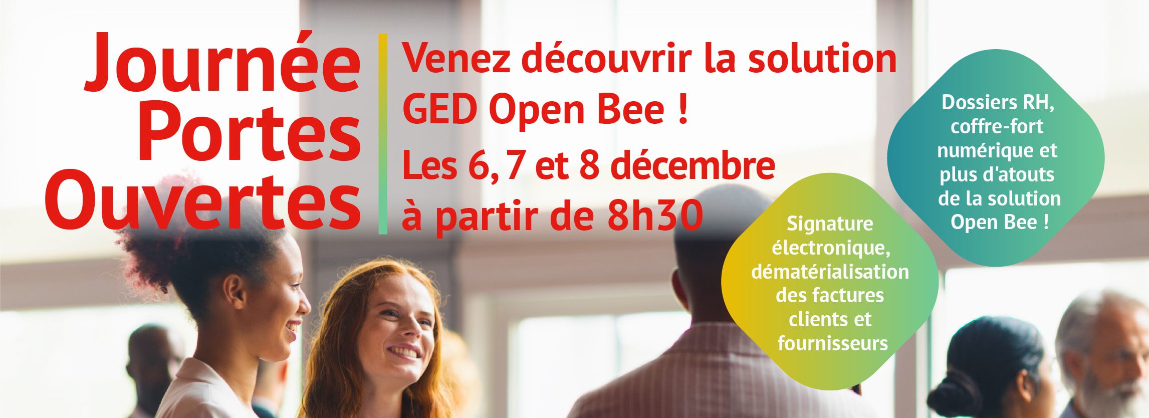 JPO solution GED Open Bee 6, 7, 8 décembre Guadeloupe